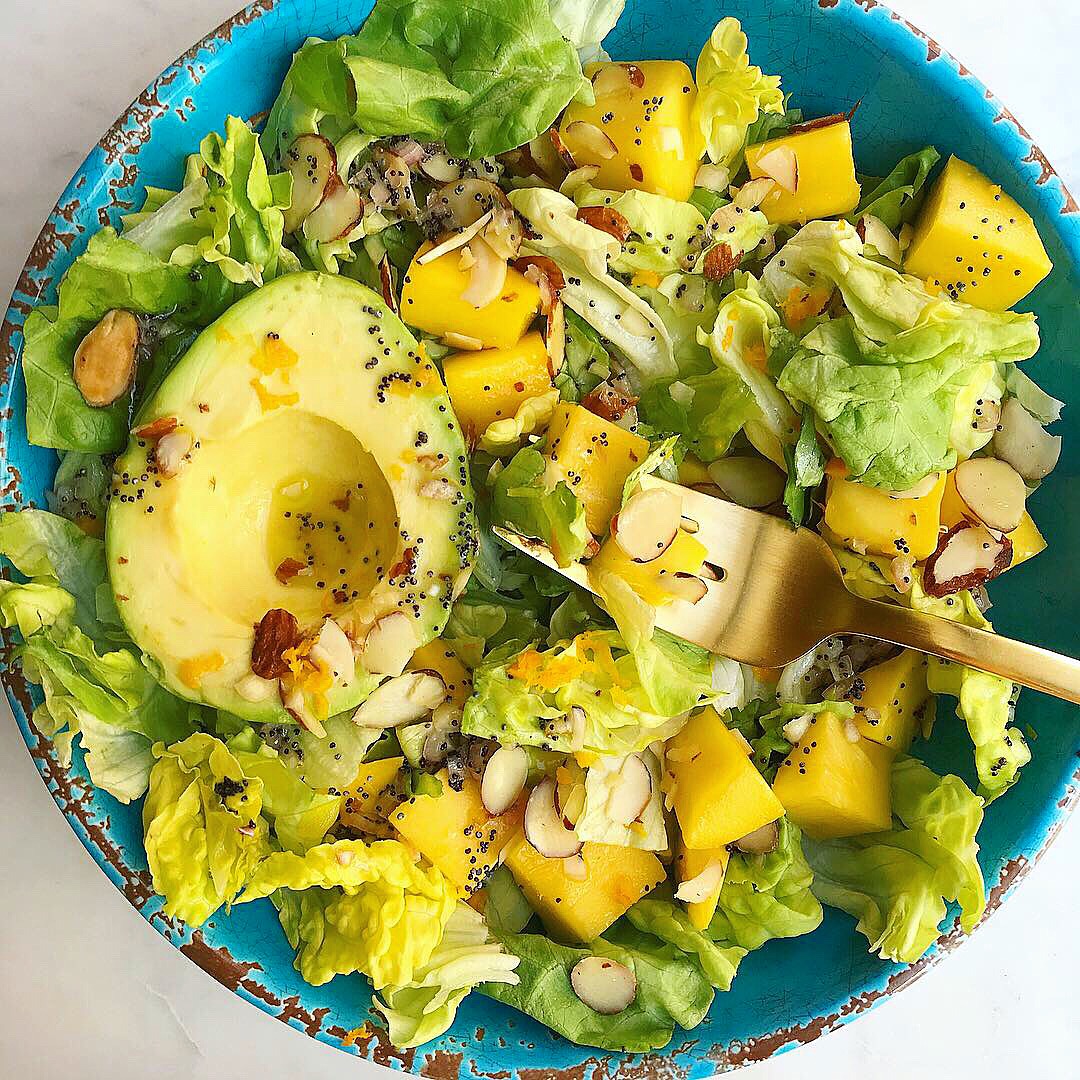 Mango, Avocado & Butter Lettuce Salad