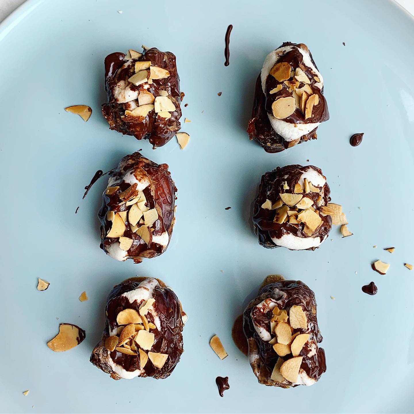 Rocky Road Stuffed Dates