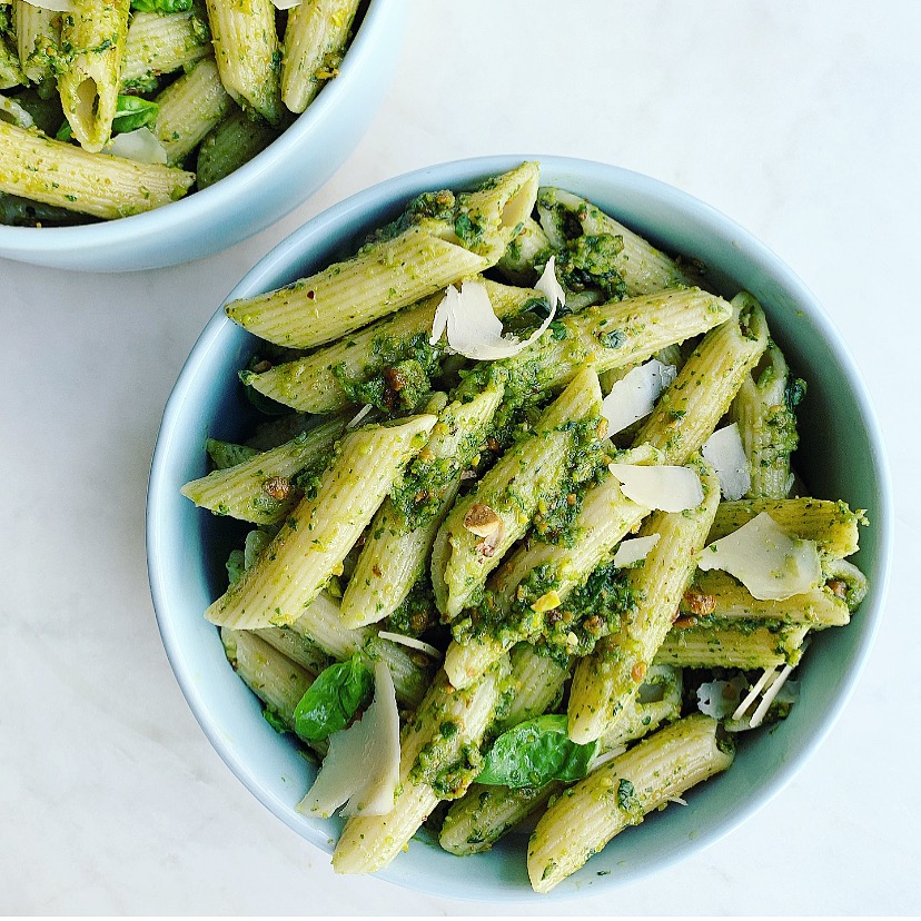 Penne Pasta with Pistachio Pesto