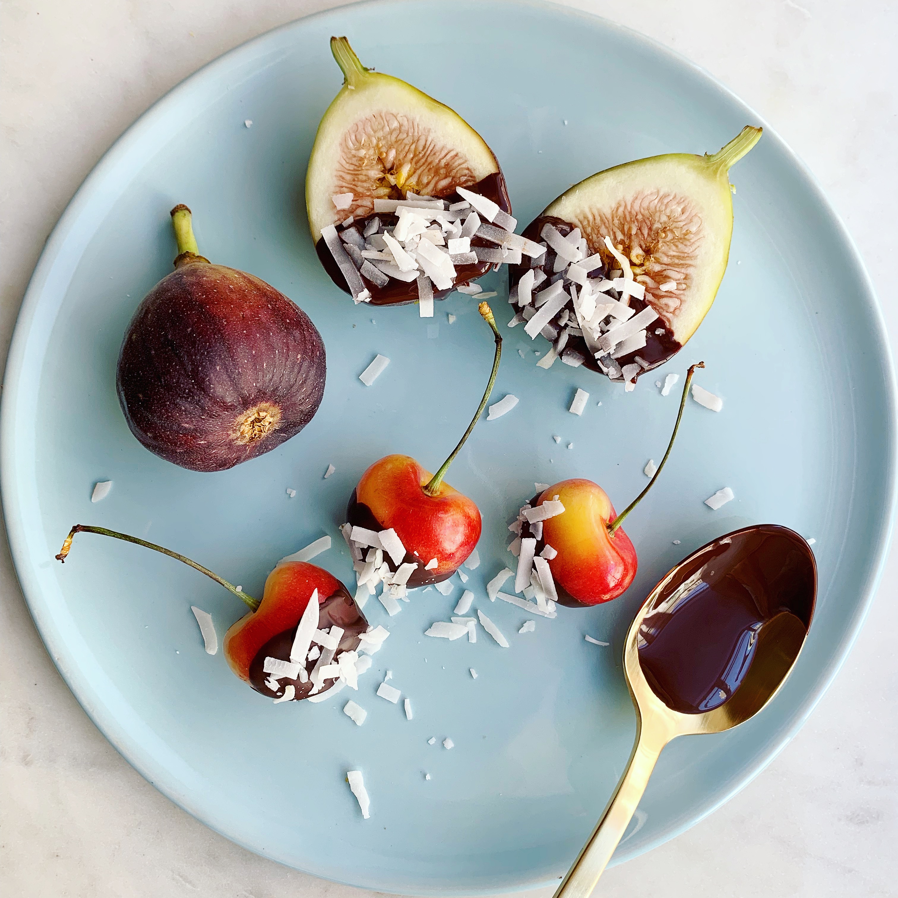 Chocolate Dipped Summer Fruit