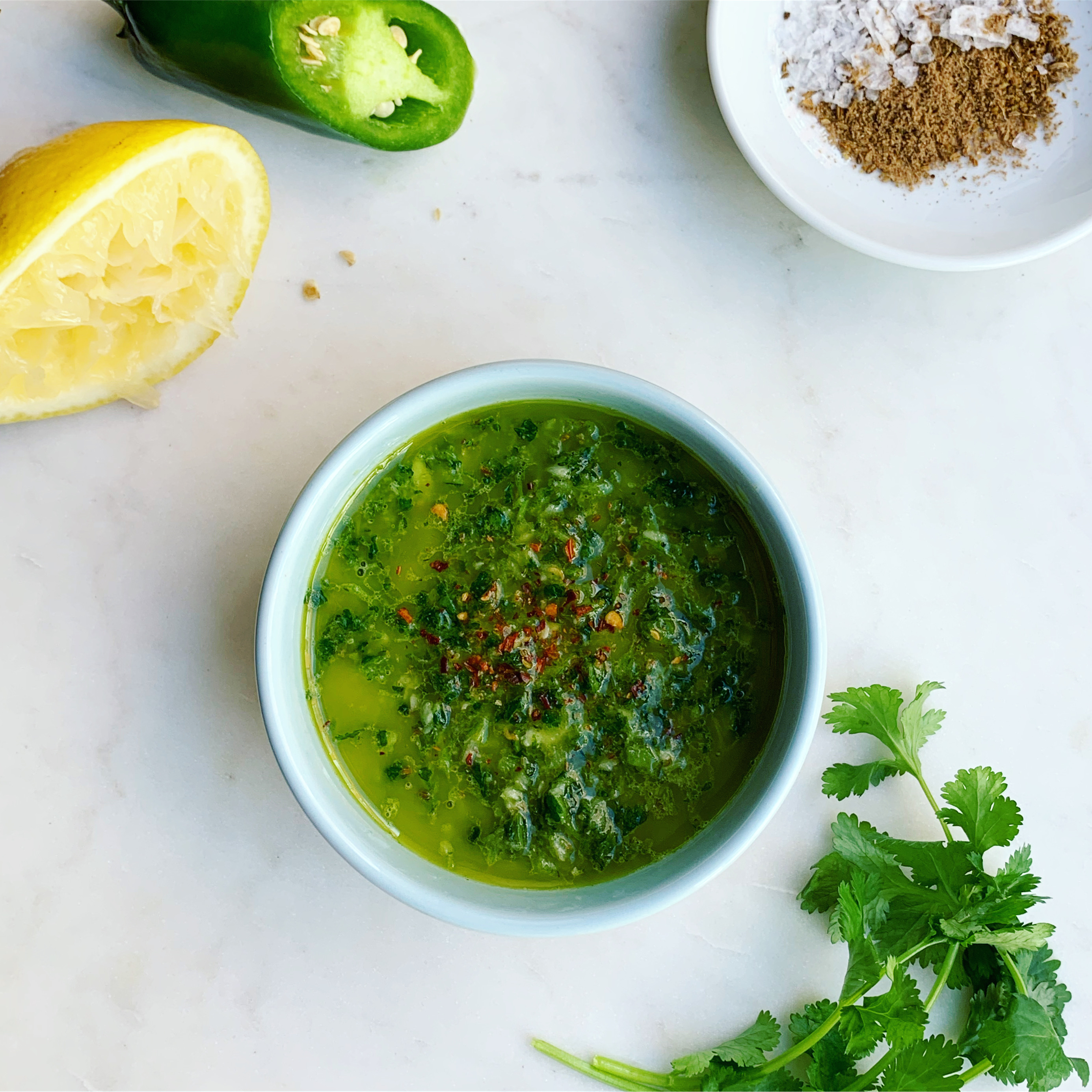 Zhoug (Spicy Herb Sauce)