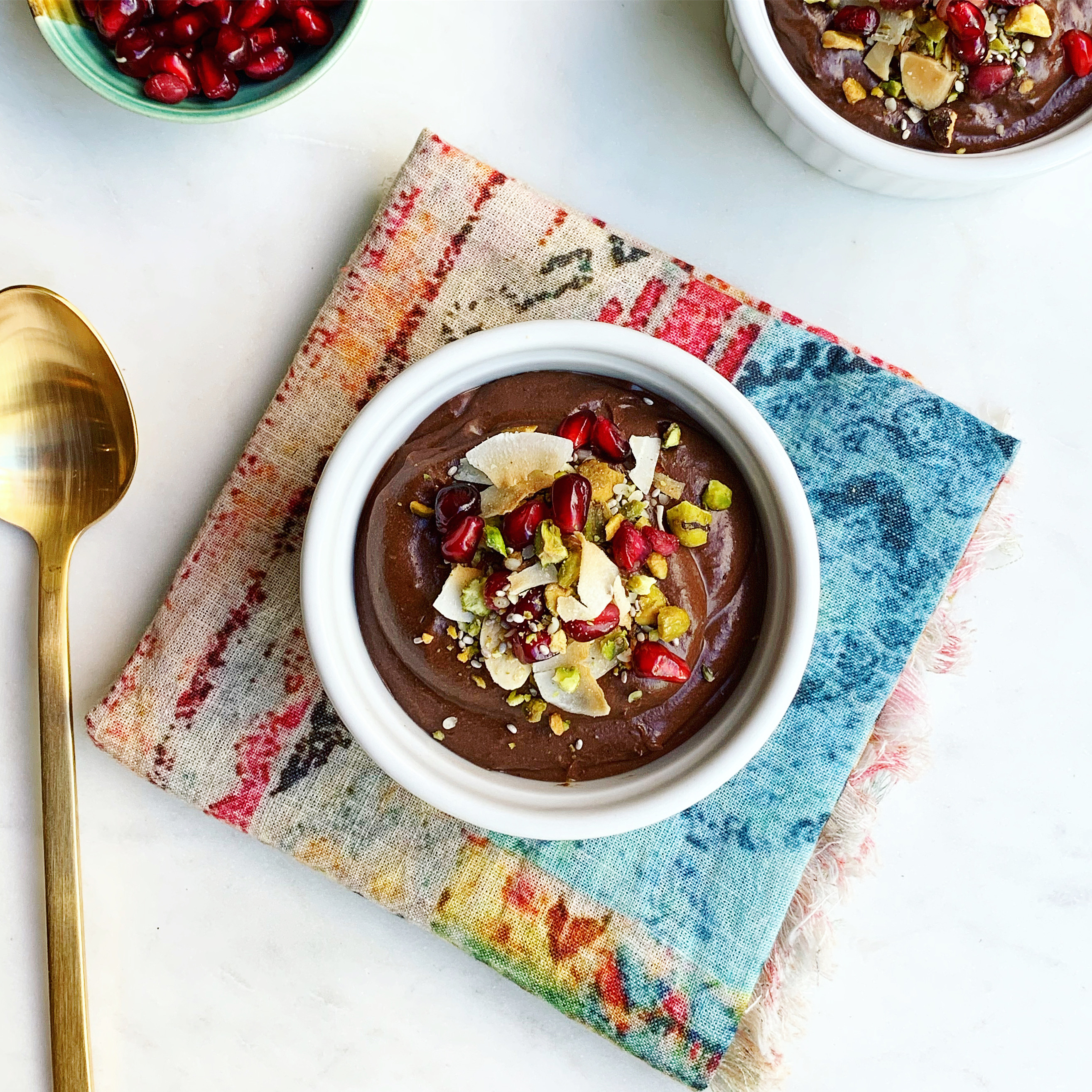 Dark Chocolate Avocado Mousse